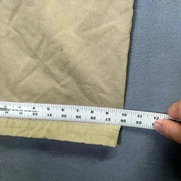 Eddie Bauer Fleece Lined Relaxed Fit Straight Leg Pants Mens 35/32 warm 0848 - Picture 8 of 11